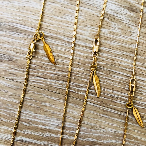 18K GOLD 16"  NECKLACE - Picture 6 of 8